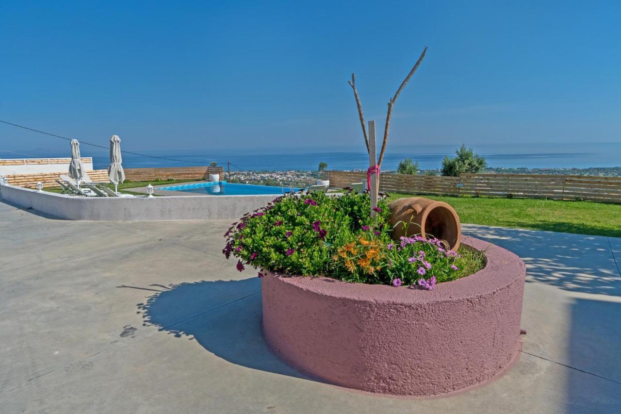 Alkistis Villa With Amazing Sea View Maroulas Экстерьер фото