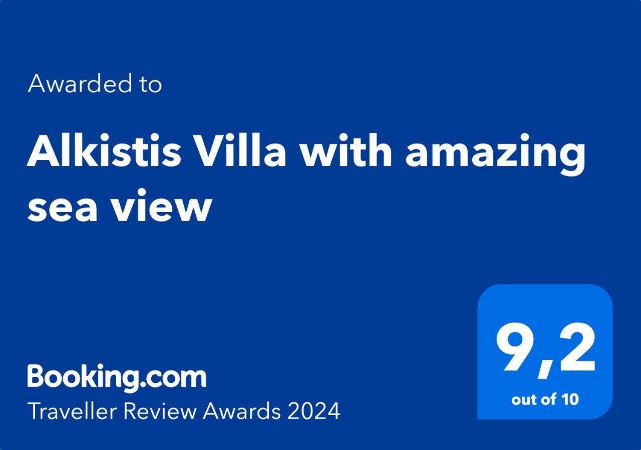 Alkistis Villa With Amazing Sea View Maroulas Экстерьер фото